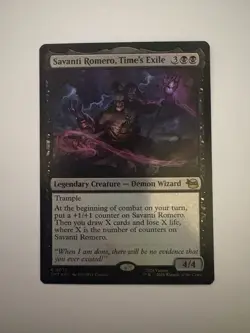 MTG Unreleased TMNT Savanti Romero, Time's Exile - Lorwyn Prerelease Promo - Image 2