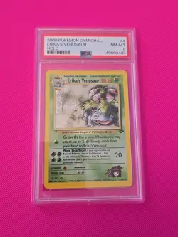 Erika's Venusaur, Pokemon, Gym Challenge, HOLO, 004, PSA 8 - Image 1