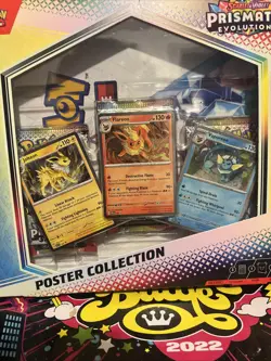 Pokemon TCG SV8.5 Prismatic Evolutions Poster Collection Box Factory Sealed - Image 1