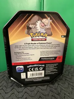 Pokemon TCG: Triple Whammy Slaking Collector's Tin - Sealed - Brand New - Image 4
