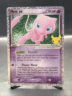 2021 Pokemon Celebrations Classic Collection Confetti Holofoil #88 Mew EX HOLO R - Image 1