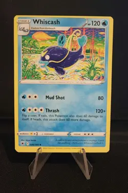 Pokemon: Astral Radiance - Whiscash 36/189 - Miscut Error Card - Image 1