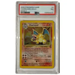 Pokemon Charizard Base Set 2 PSA 7 Holo #4 - Image 1