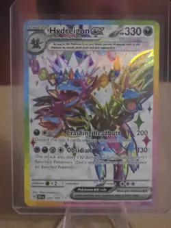 Pokemon TCG Hydreigon ex 223/191 Sv08: Surging Sparks Holo - Image 1