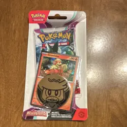 Pokemon TCG Scarlet & Violet Paldea Evolved Booster Pack Growlithe Promo & Coin - Image 1