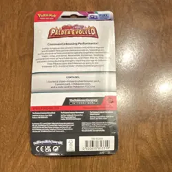 Pokemon TCG Scarlet & Violet Paldea Evolved Booster Pack Growlithe Promo & Coin - Image 2