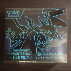 Phantasmal Flames Pokemon Center Exclusive ETB New/Sealed Protected 100% Seller - Image 1