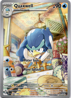 Quaxwell - 207/193 - SV02: Paldea Evolved: #207/193, Pokemon TCG - Holofoil - Image 1
