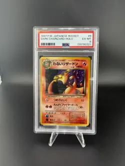 Pokemon Dark Charizard Holo Rare 006 - PSA 6 w/ Swirl - Image 1