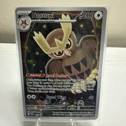2023 Pokemon Scarlet & Violet Noctowl 141 NM - Image 1