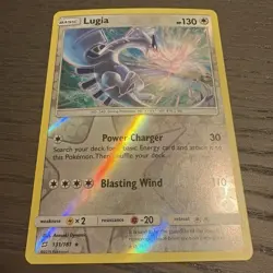 Lugia 131/181 Reverse SM Team Up Holo Rare Pokemon TCG LP - Image 2