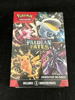 Pokemon TCG Scarlet & Violet Paldean Fates Booster Bundle Pristine Condition - Image 1