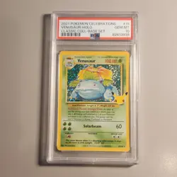 2021 Pokemon Celebrations Venusaur PSA 10 Classic Collection 15/102 - Image 1