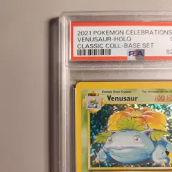 2021 Pokemon Celebrations Venusaur PSA 10 Classic Collection 15/102 - Image 5