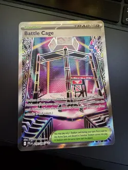 Pokemon TCG Battle Cage full art 116/094 Phantasmal Flames holo ultra rare - Image 1