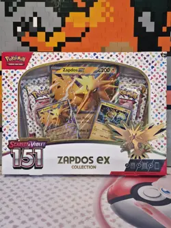 Pokemon TCG Scarlet & Violet 151 Zapdos Ex Collection |BRAND NEW SEALED Pokemon - Image 1