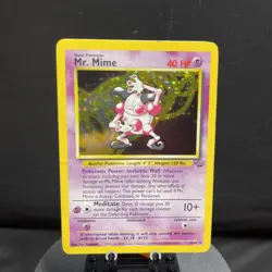 Pokemon TCG Mr. Mime Jungle 6/64 Holo - Heavy Play HP - Image 1