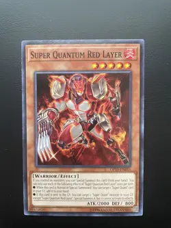 Yugioh Super Quantum Red Layer OP10-EN016 Common Unlimited Edition LP - Image 1