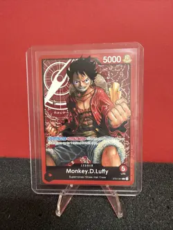 One Piece English Monkey.D.Luffy ST01-001 Leader Foil - Near Mint - Image 1