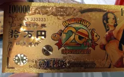 RARE Boa Hancock One Piece Anime 24K Gold Flake Berry Dollar USA SELLER - Image 4