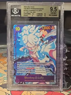 One Piece PRB01 Monkey D. Luffy BGS 9.5 OP05-119 SEC Alt Art -The Best- English - Image 1