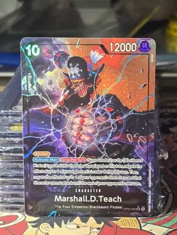 Marshall D Teach Alternate Art OP09-093 Emperors in the New World One piece CCG - Image 1