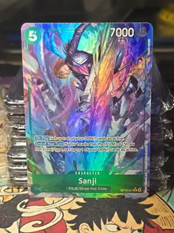 One Piece Sanji (Alternate Art) OP13-027 Carrying On His Will Foil Rare English - Image 1