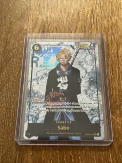 One Piece TCG Carrying on His Will - Sabo OP13-120 SEC Alt Art Parallel - NM - Image 1