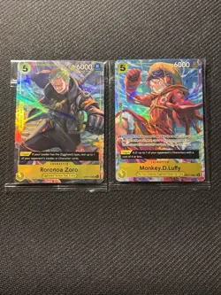 One Piece TCG Luffy Zoro OP07-109/113 Illustration Box Vol. 3 Promo *SEALED* - Image 1