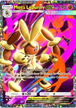 Pokemon Pocket FULL ART MEGA Lopunny ex (DIGITAL CARD) BUY MULTIPLE GET DISCOUNT - Image 1
