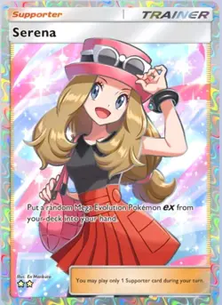 Pokemon Pocket SERENA [ENG] FULL ART (DIGITAL CARD) BUY MULTIPLE GET DISCOUNT - Image 1