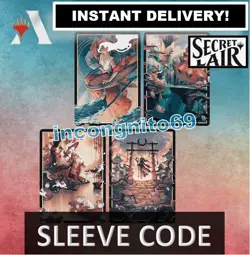 MAGIC MTGA MTG ARENA CODE CARD SECRET LAIR MEGA DROP SLEEVES JUNE AUGUST 2022 - Image 4