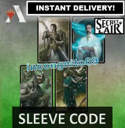 MAGIC MTGA MTG ARENA CODE CARD SECRET LAIR MEGA DROP SLEEVES JUNE AUGUST 2022 - Image 5