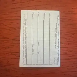 Magic the Gathering 3rd Edition Revised Rule Booklet Mtg White Booklet Insert - Image 2