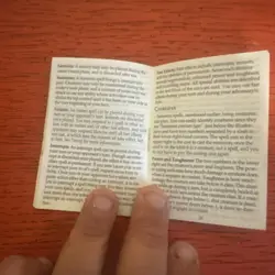 Magic the Gathering 3rd Edition Revised Rule Booklet Mtg White Booklet Insert - Image 3