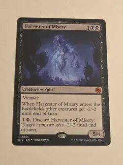 Harvester of Misery X1 BIG OTJ MTG Outlaws of Thunder Junction - Image 1