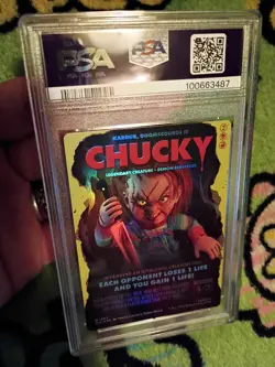 2024 MTG CHUCKY PSA 10 Secret Lair Drop Foil #1807 - Image 2