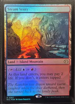 MTG Lorwyn Eclipsed Steam Vents Foil (Rare) - Image 1