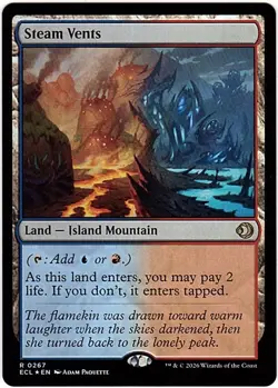 MTG Lorwyn Eclipsed Steam Vents Foil (Rare) - Image 2