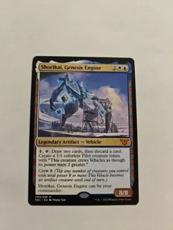 MTG Shorikai, Genesis Engine #4 Mythic Commander: Kamigawa: Neon Dynasty - Image 1