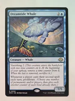 MTG Dreamtide Whale Modern Horizons 3 0059 Regular Rare - Image 2