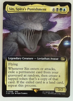 Magic the Gathering: Sin, Spira's Punishment (Extended Art) Final Fantasy Reg NM - Image 1