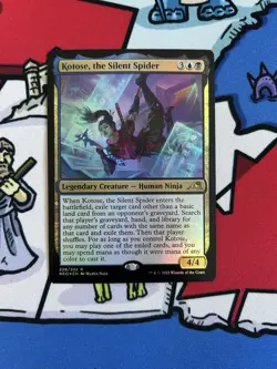 Kotose, the Silent Spider x1 Foil Mtg Kamigawa: Neon Dynasty - Image 1