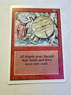 Wheel of Fortune Magic The Gathering Revised MTG MP Reserved List - Image 1