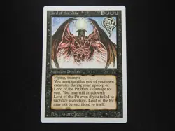 Lord of the Pit NM [Revised Edition] Mtg Magic Free Tracking! - Image 1