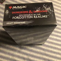 MTG Adventures in the Forgotten Realms: Draft Booster Box New Sealed Product - Image 1