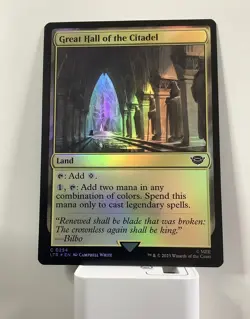 MTG LTR: Great Hall of the Citadel Universes Beyond: The Lord of the Ring Foil - Image 1