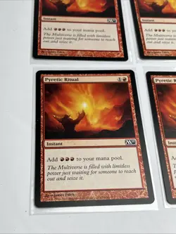 4x Pyretic Rituals (Playset) Magic 2011 (M11) Condition Shown In Many Pictures - Image 2