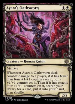 March of the Machine - AFTERMATH - Ayara's Oathsworn - Showcase HALO FOIL - Image 1
