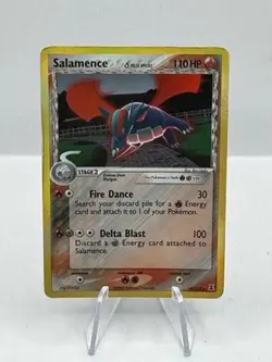 2005 Pokemon Delta Species 14/113 Salamence MP-HP - edge wear - Image 1